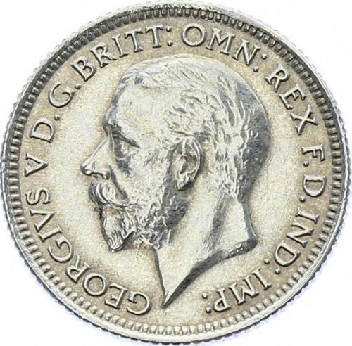 Sixpence Obverse Image minted in UNITED KINGDOM in 1928 (1910-36  -  George V)  - The Coin Database