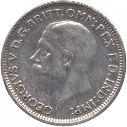 Sixpence Obverse Image minted in UNITED KINGDOM in 1931 (1910-36  -  George V)  - The Coin Database