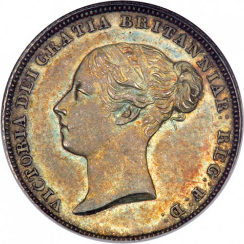 Sixpence Obverse Image minted in UNITED KINGDOM in 1838 (1837-01  -  Victoria)  - The Coin Database