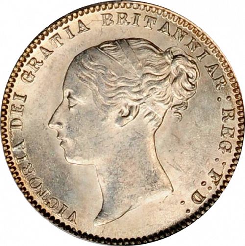 Sixpence Obverse Image minted in UNITED KINGDOM in 1874 (1837-01  -  Victoria)  - The Coin Database