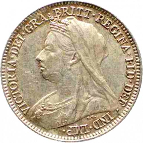 Sixpence Reverse Image minted in UNITED KINGDOM in 1894 (1837-01  -  Victoria)  - The Coin Database