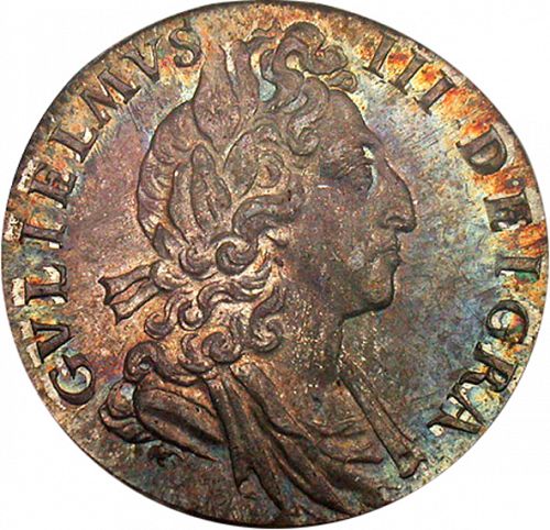 Sixpence Obverse Image minted in UNITED KINGDOM in 1700 (1694-01 - William III)  - The Coin Database