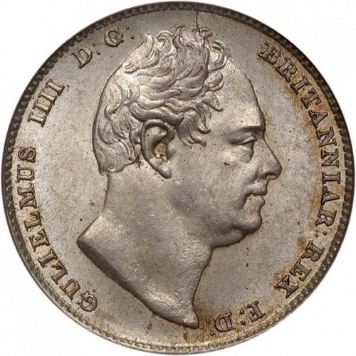 Sixpence Obverse Image minted in UNITED KINGDOM in 1834 (1830-37 - William IV)  - The Coin Database