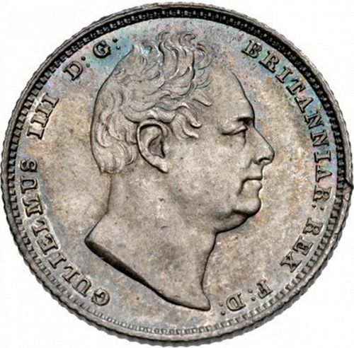 Sixpence Obverse Image minted in UNITED KINGDOM in 1835 (1830-37 - William IV)  - The Coin Database