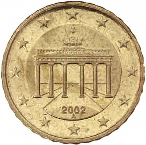 10 cent Obverse Image minted in GERMANY in 2002A (1st Series)  - The Coin Database