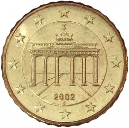 10 cent Obverse Image minted in GERMANY in 2002J (1st Series)  - The Coin Database