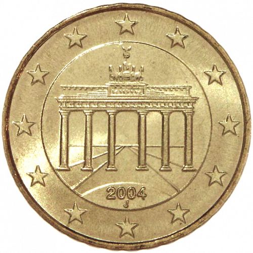 10 cent Obverse Image minted in GERMANY in 2004J (1st Series)  - The Coin Database