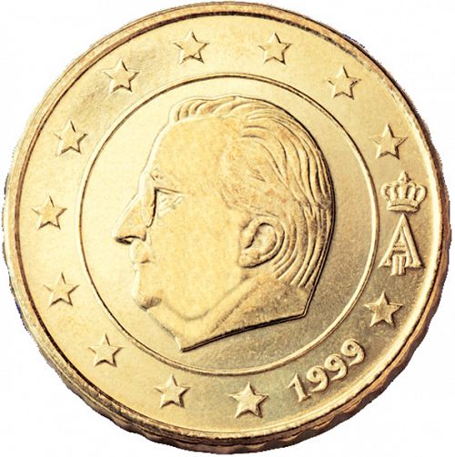 10 cent Obverse Image minted in BELGIUM in 1999 (ALBERT II)  - The Coin Database
