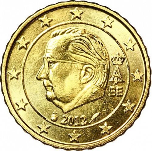 10 cent Obverse Image minted in BELGIUM in 2012 (ALBERT II - 3rd Series)  - The Coin Database