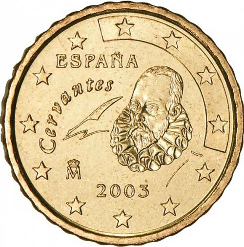 10 cent Obverse Image minted in SPAIN in 2003 (JUAN CARLOS I)  - The Coin Database