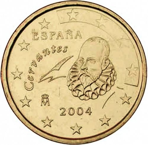10 cent Obverse Image minted in SPAIN in 2004 (JUAN CARLOS I)  - The Coin Database