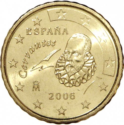 10 cent Obverse Image minted in SPAIN in 2006 (JUAN CARLOS I)  - The Coin Database