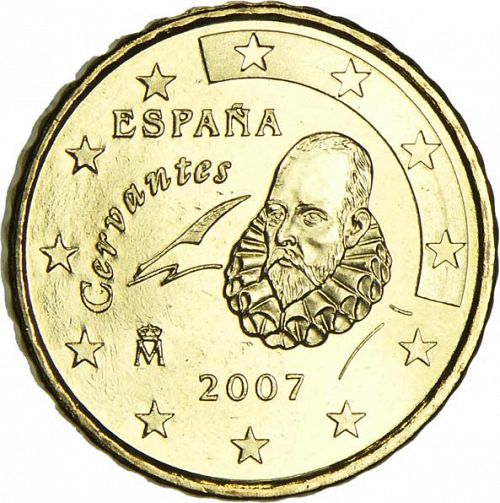 10 cent Obverse Image minted in SPAIN in 2007 (JUAN CARLOS I - New Reverse)  - The Coin Database