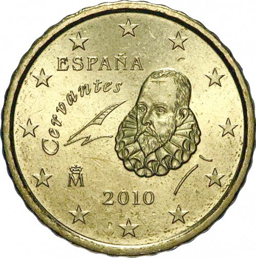 10 cent Obverse Image minted in SPAIN in 2010 (JUAN CARLOS I - 2nd Series)  - The Coin Database