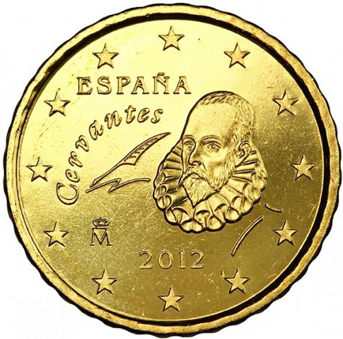 10 cent Obverse Image minted in SPAIN in 2012 (JUAN CARLOS I - 2nd Series)  - The Coin Database