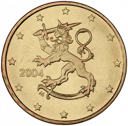 10 cent Obverse Image minted in FINLAND in 2004 (1st Series - M mark)  - The Coin Database