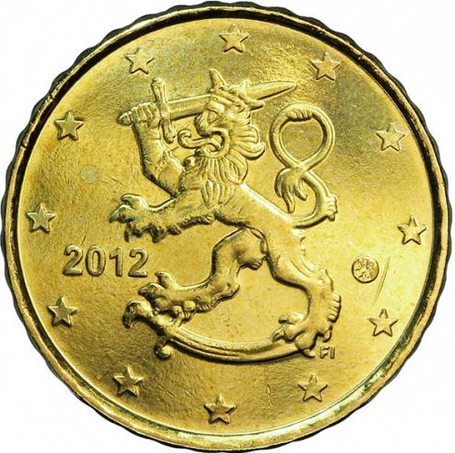 10 cent Obverse Image minted in FINLAND in 2012 (4th Series - New Mint Mark)  - The Coin Database