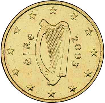 10 cent Obverse Image minted in IRELAND in 2003 (1st Series)  - The Coin Database