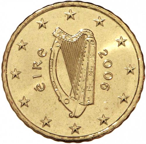 10 cent Obverse Image minted in IRELAND in 2006 (1st Series)  - The Coin Database