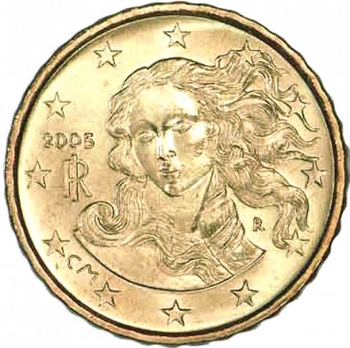 10 cent Obverse Image minted in ITALY in 2005 (1st Series)  - The Coin Database