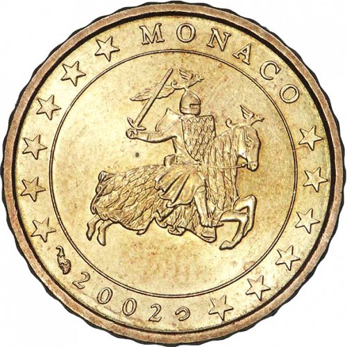 10 cent Obverse Image minted in MONACO in 2002 (RAINIER III)  - The Coin Database