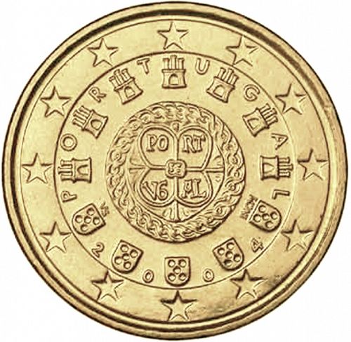 10 cent Obverse Image minted in PORTUGAL in 2004 (1st Series)  - The Coin Database