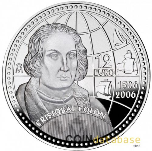 12 € Obverse Image minted in SPAIN in 2006 (12€ Commemorative BU)  - The Coin Database