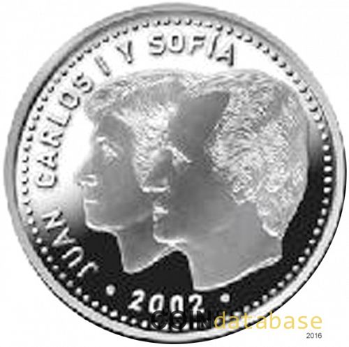 12 € Reverse Image minted in SPAIN in 2002 (12€ Commemorative BU)  - The Coin Database