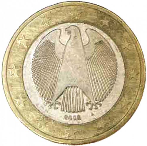 1 € Obverse Image minted in GERMANY in 2002A (1st Series)  - The Coin Database