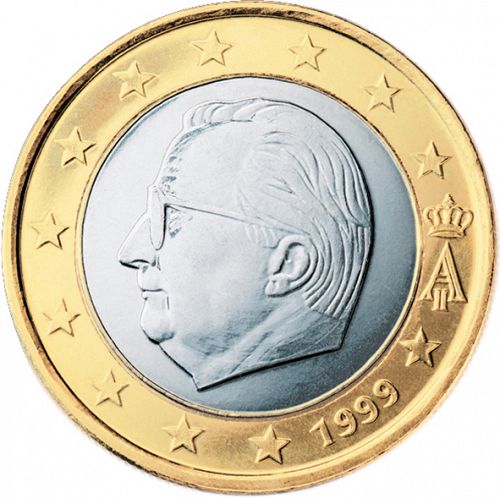 1 € Obverse Image minted in BELGIUM in 1999 (ALBERT II)  - The Coin Database