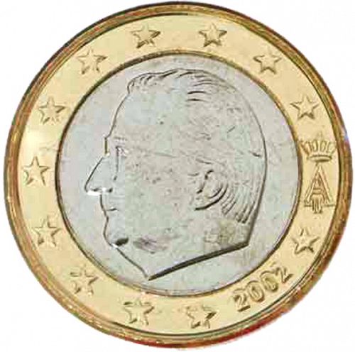 1 € Obverse Image minted in BELGIUM in 2002 (ALBERT II)  - The Coin Database