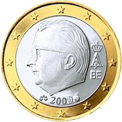 1 € Obverse Image minted in BELGIUM in 2009 (ALBERT II - 3rd Series)  - The Coin Database
