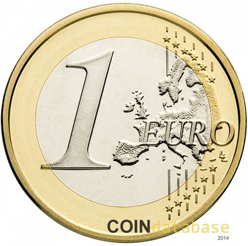 1 € Reverse Image minted in GERMANY in 2012G (1st Series - New Reverse)  - The Coin Database