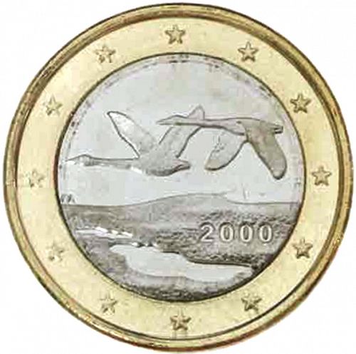 1 € Obverse Image minted in FINLAND in 2000 (1st Series - M mark)  - The Coin Database