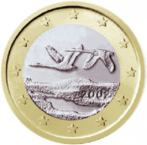 1 € Obverse Image minted in FINLAND in 2002 (1st Series - M mark)  - The Coin Database