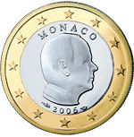1 € Obverse Image minted in MONACO in 2006 (ALBERT II)  - The Coin Database