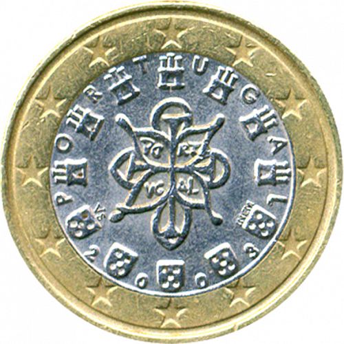 1 € Obverse Image minted in PORTUGAL in 2003 (1st Series)  - The Coin Database