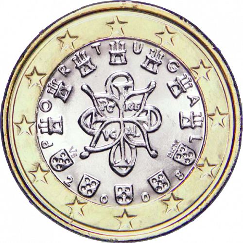 1 € Obverse Image minted in PORTUGAL in 2008 (1st Series - New Reverse)  - The Coin Database