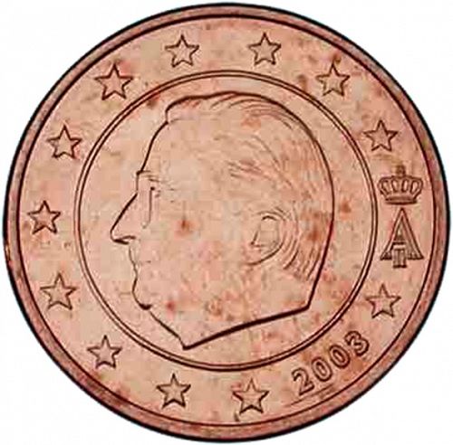 1 cent Obverse Image minted in BELGIUM in 2003 (ALBERT II)  - The Coin Database