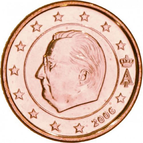 1 cent Obverse Image minted in BELGIUM in 2006 (ALBERT II)  - The Coin Database