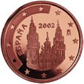 1 cent Obverse Image minted in SPAIN in 2002 (JUAN CARLOS I)  - The Coin Database