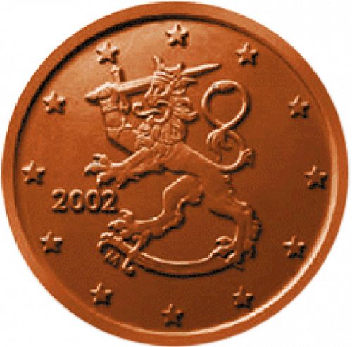 1 cent Obverse Image minted in FINLAND in 2002 (1st Series - M mark)  - The Coin Database