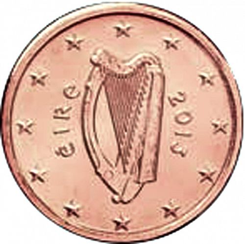 1 cent Obverse Image minted in IRELAND in 2013 (1st Series)  - The Coin Database