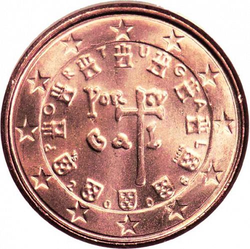 1 cent Obverse Image minted in PORTUGAL in 2006 (1st Series)  - The Coin Database
