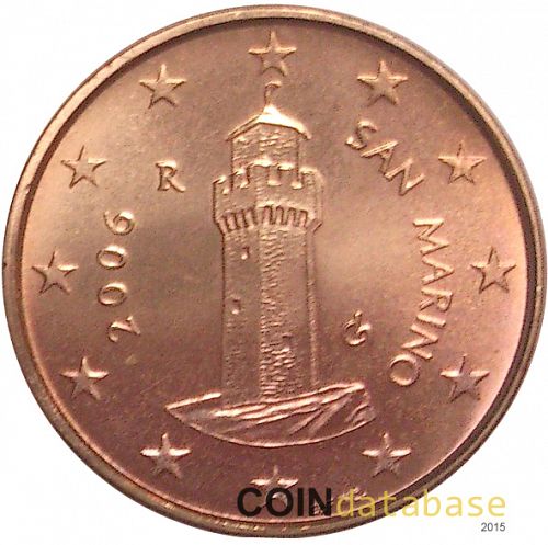 1 cent Obverse Image minted in SAN MARINO in 2006 (1st Series)  - The Coin Database