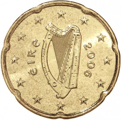 20 cent Obverse Image minted in IRELAND in 2006 (1st Series)  - The Coin Database