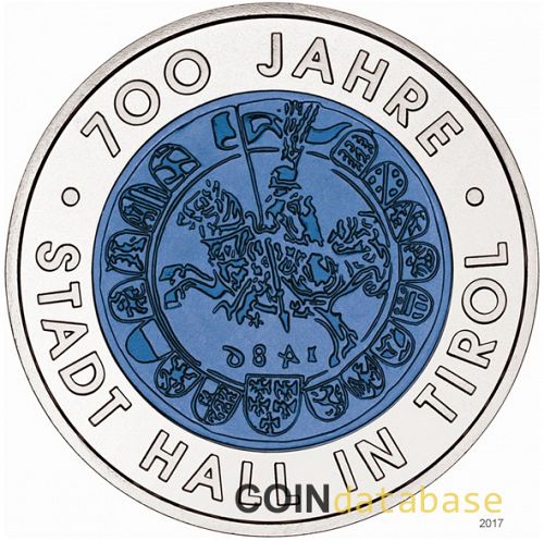 25 € Reverse Image minted in AUSTRIA in 2003 (Silver Niobium Coins Series)  - The Coin Database