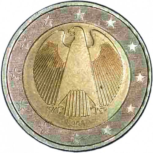 2 € Obverse Image minted in GERMANY in 2002F (1st Series)  - The Coin Database
