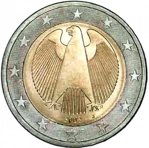 2 € Obverse Image minted in GERMANY in 2002J (1st Series)  - The Coin Database