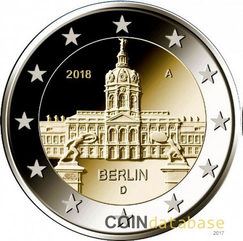 2 € Obverse Image minted in GERMANY in 2018A (Berlin)  - The Coin Database